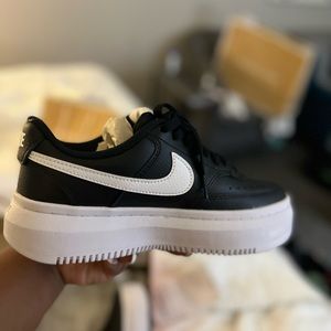 Black and White Nike Shoes